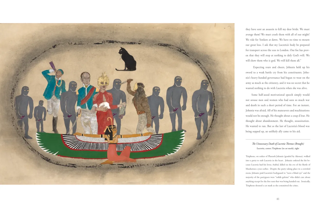 Frohawk Two Feathers: Kill Your Best Ideas exhibition catalogue, pages 40–41