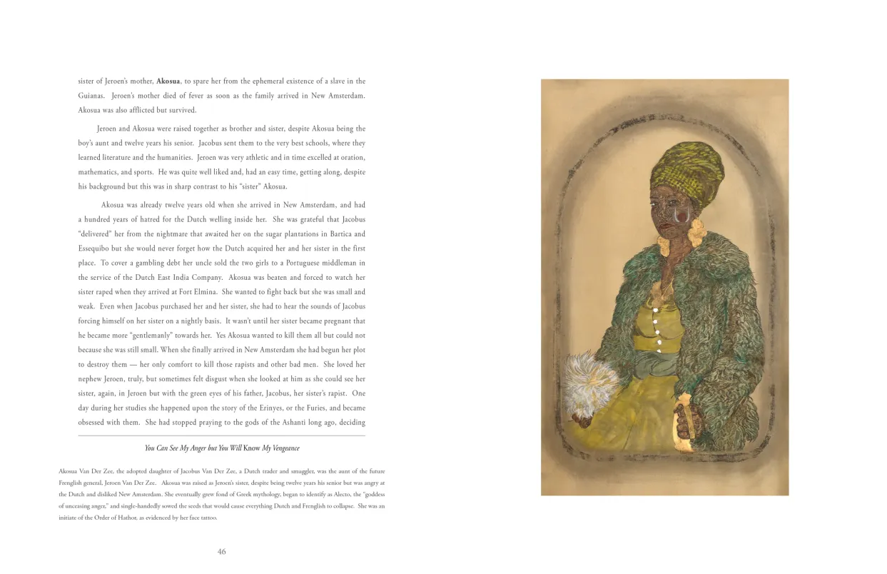 Frohawk Two Feathers: Kill Your Best Ideas exhibition catalogue, pages 46–47