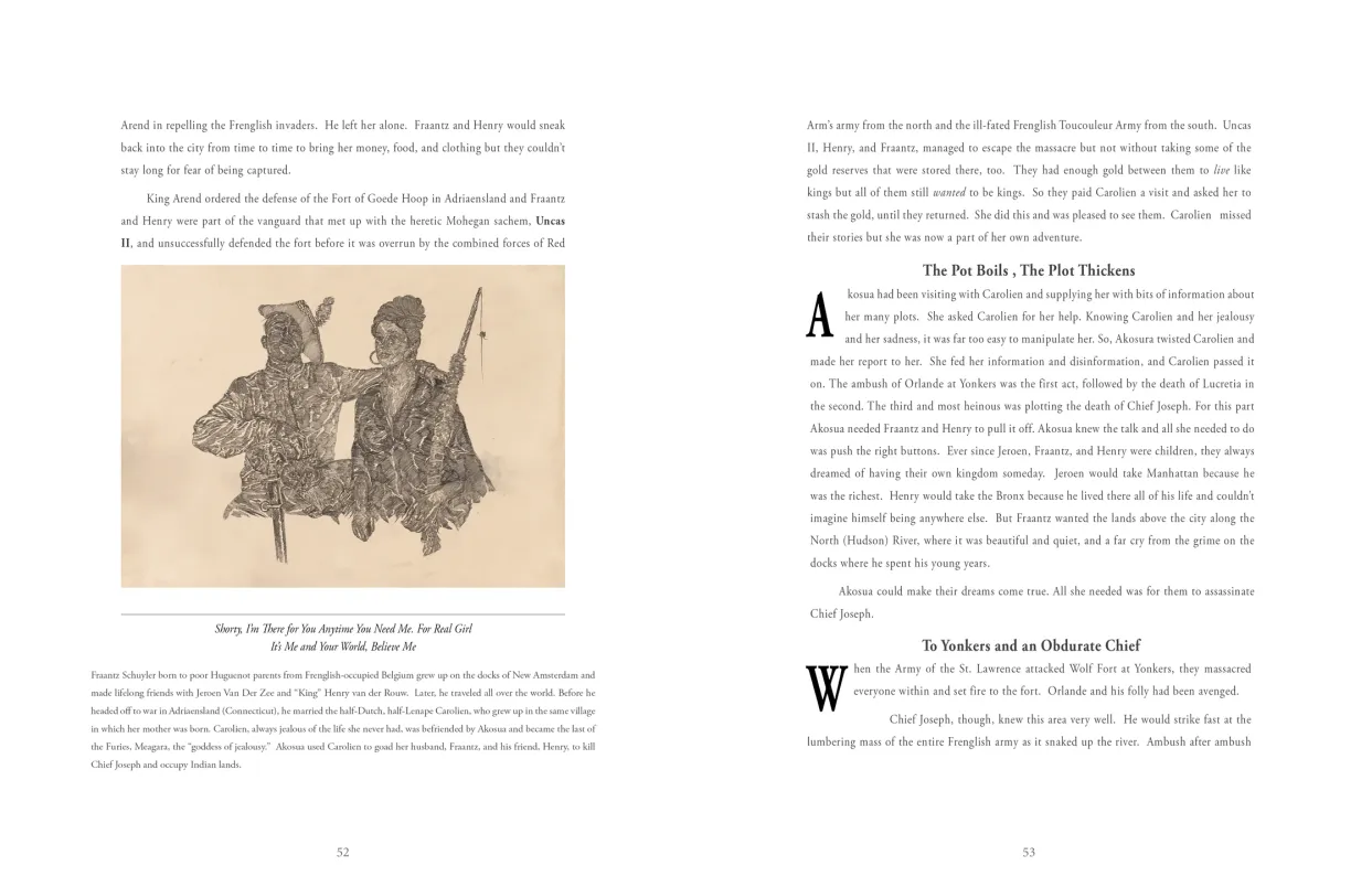 Frohawk Two Feathers: Kill Your Best Ideas exhibition catalogue, pages 52–53