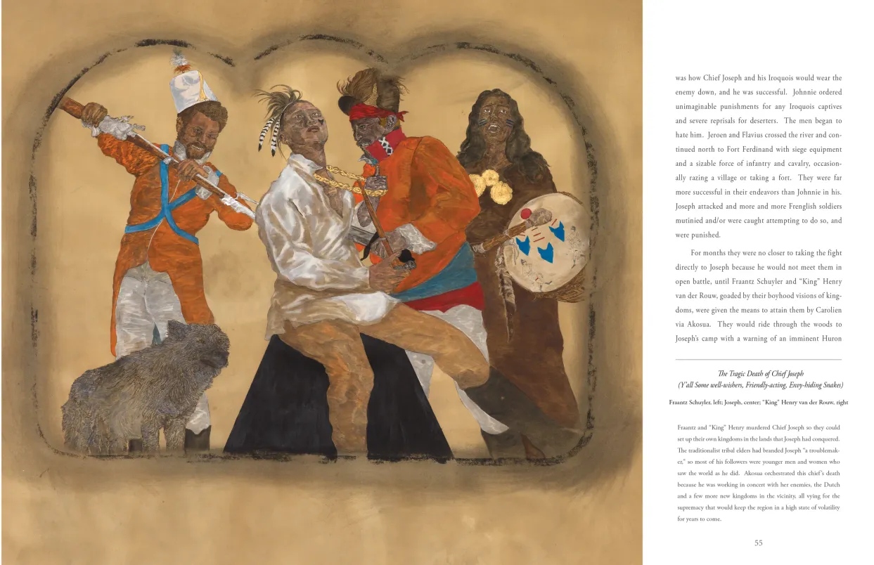 Frohawk Two Feathers: Kill Your Best Ideas exhibition catalogue, pages 54–55
