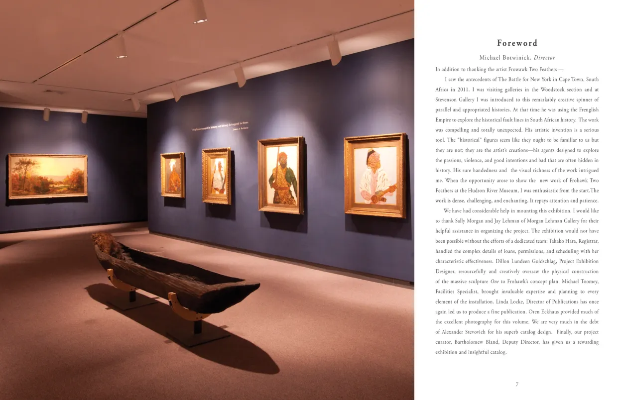 Frohawk Two Feathers: Kill Your Best Ideas exhibition catalogue, pages 6–7