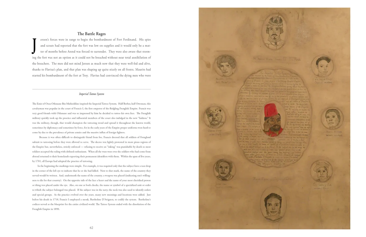 Frohawk Two Feathers: Kill Your Best Ideas exhibition catalogue, pages 62–63