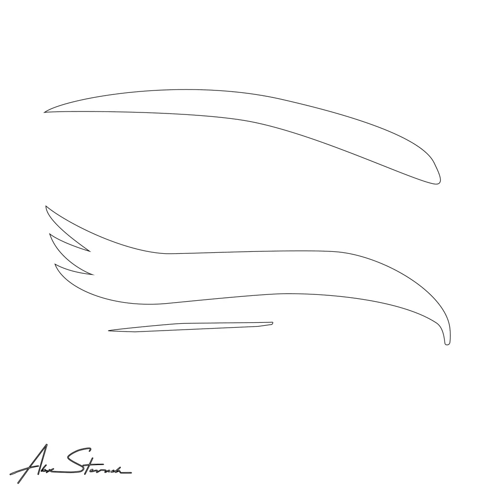 Graphic Eye Closed illustration vector-line for comparison