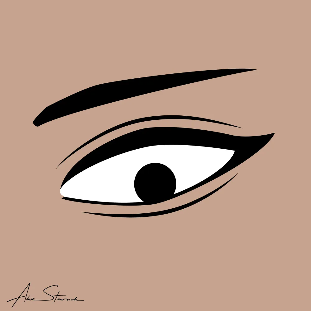 Graphic Eye Illustration Open