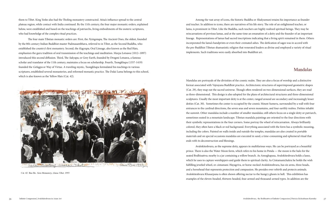Infinite Compassion: Avalokiteshvara in Asian Art exhibition catalogue, pages 26–27