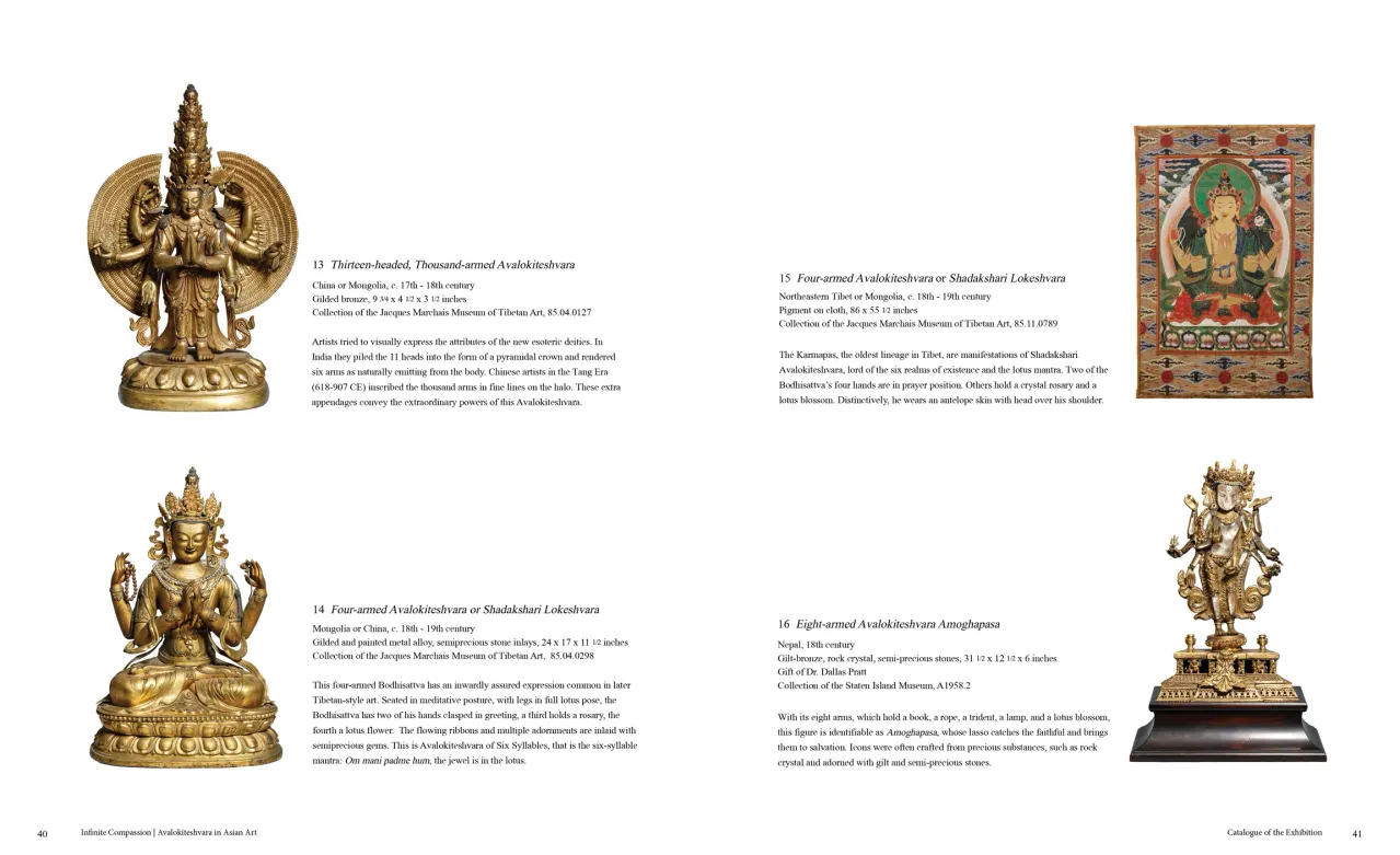 Infinite Compassion: Avalokiteshvara in Asian Art exhibition catalogue, pages 40–41
