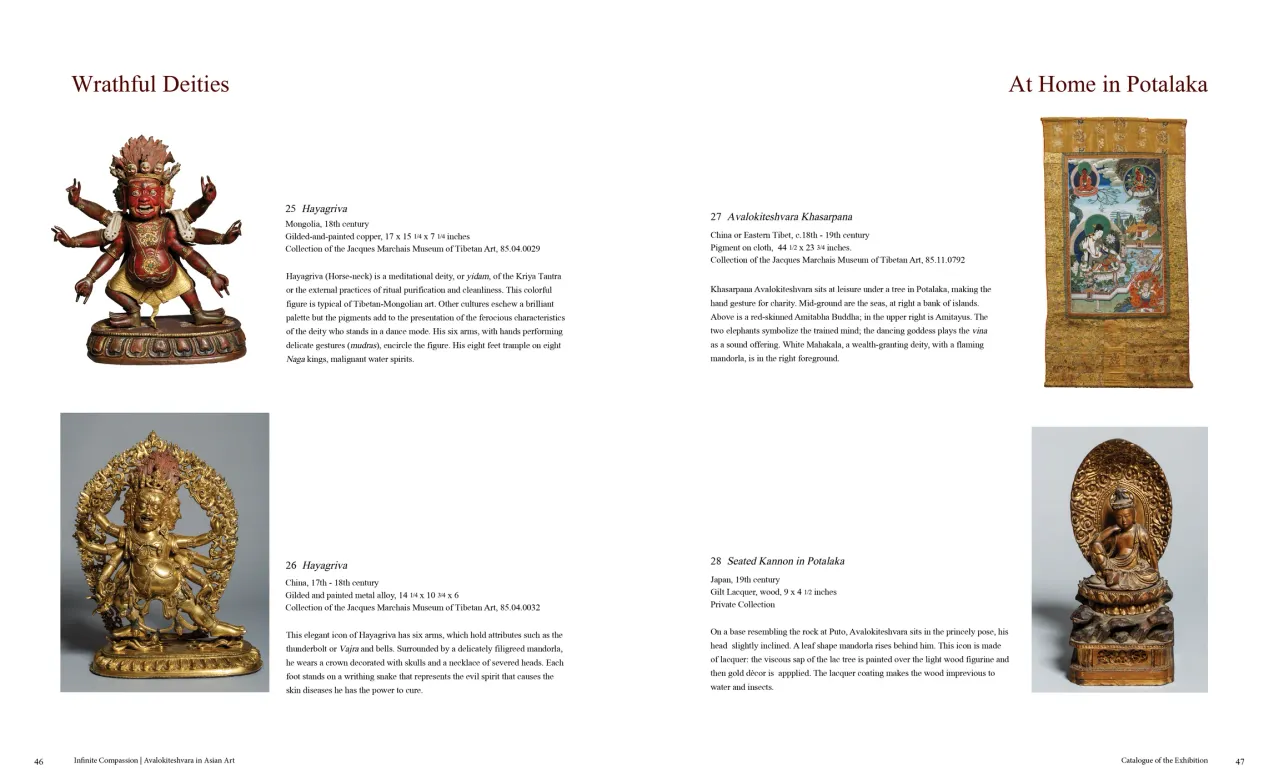Infinite Compassion: Avalokiteshvara in Asian Art exhibition catalogue, pages 46–47