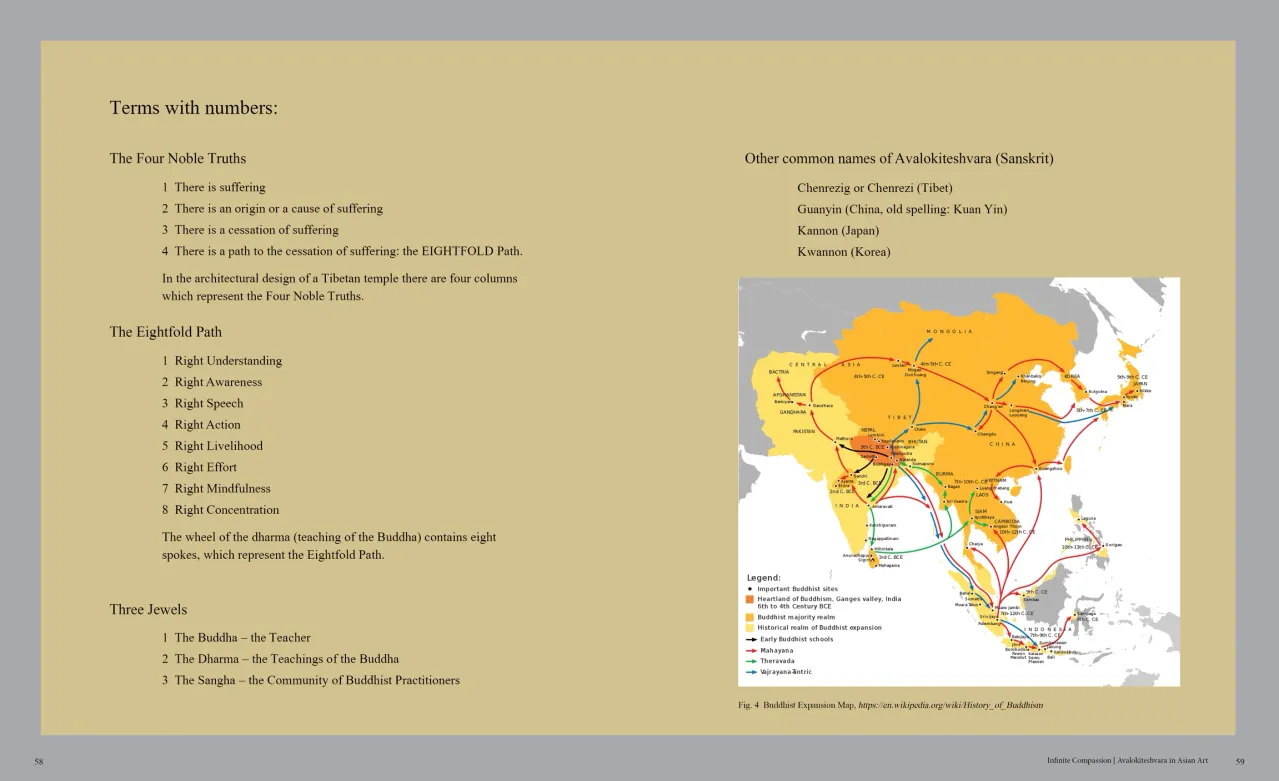 Infinite Compassion: Avalokiteshvara in Asian Art exhibition catalogue, pages 58–59