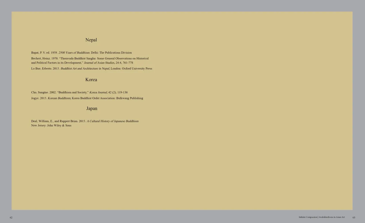 Infinite Compassion: Avalokiteshvara in Asian Art exhibition catalogue, pages 62–63