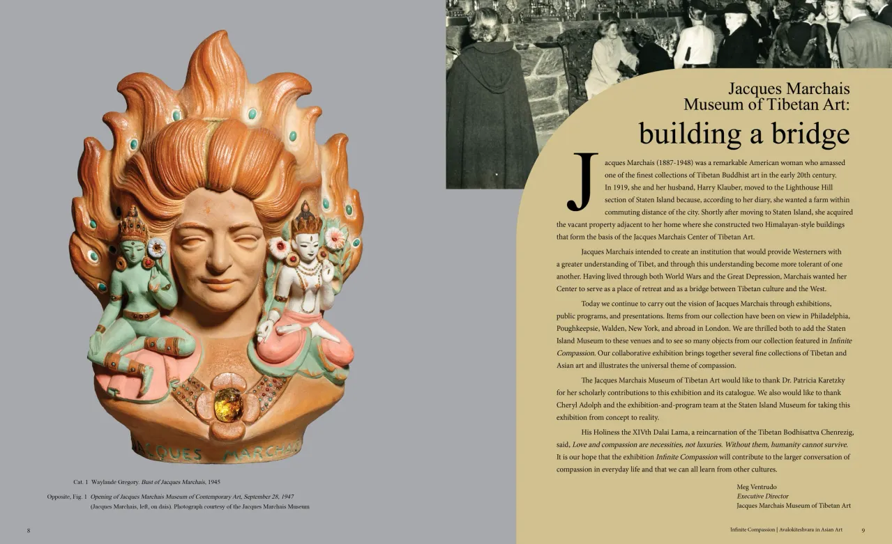 Infinite Compassion: Avalokiteshvara in Asian Art exhibition catalogue, pages 8–9