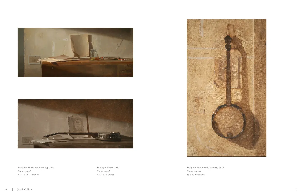 Jacob Collins 2015 exhibition catalogue, pages 10–11