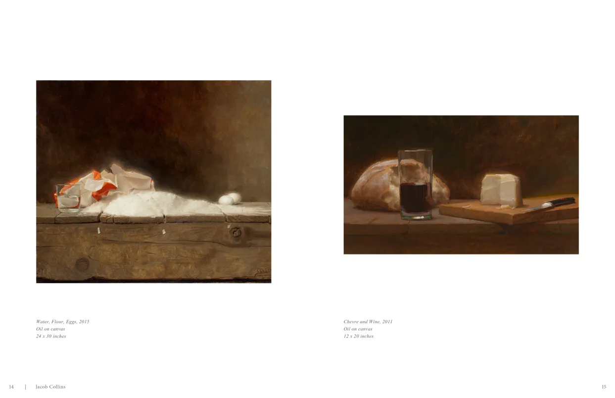 Jacob Collins 2015 exhibition catalogue, pages 14–15
