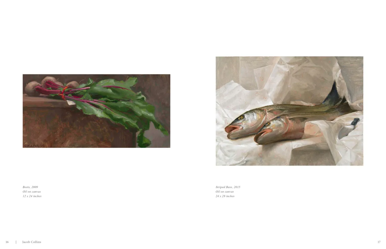 Jacob Collins 2015 exhibition catalogue, pages 16–17