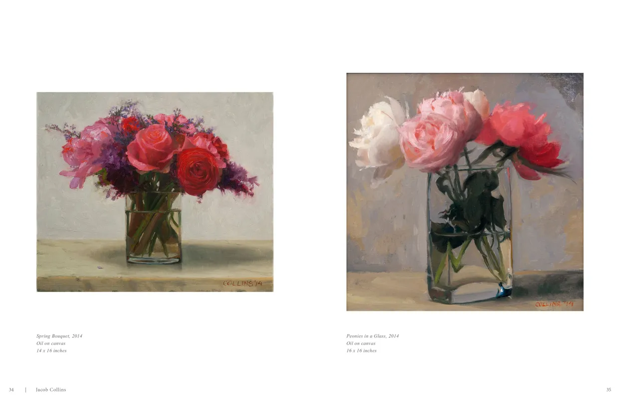 Jacob Collins 2015 exhibition catalogue, pages 34–35
