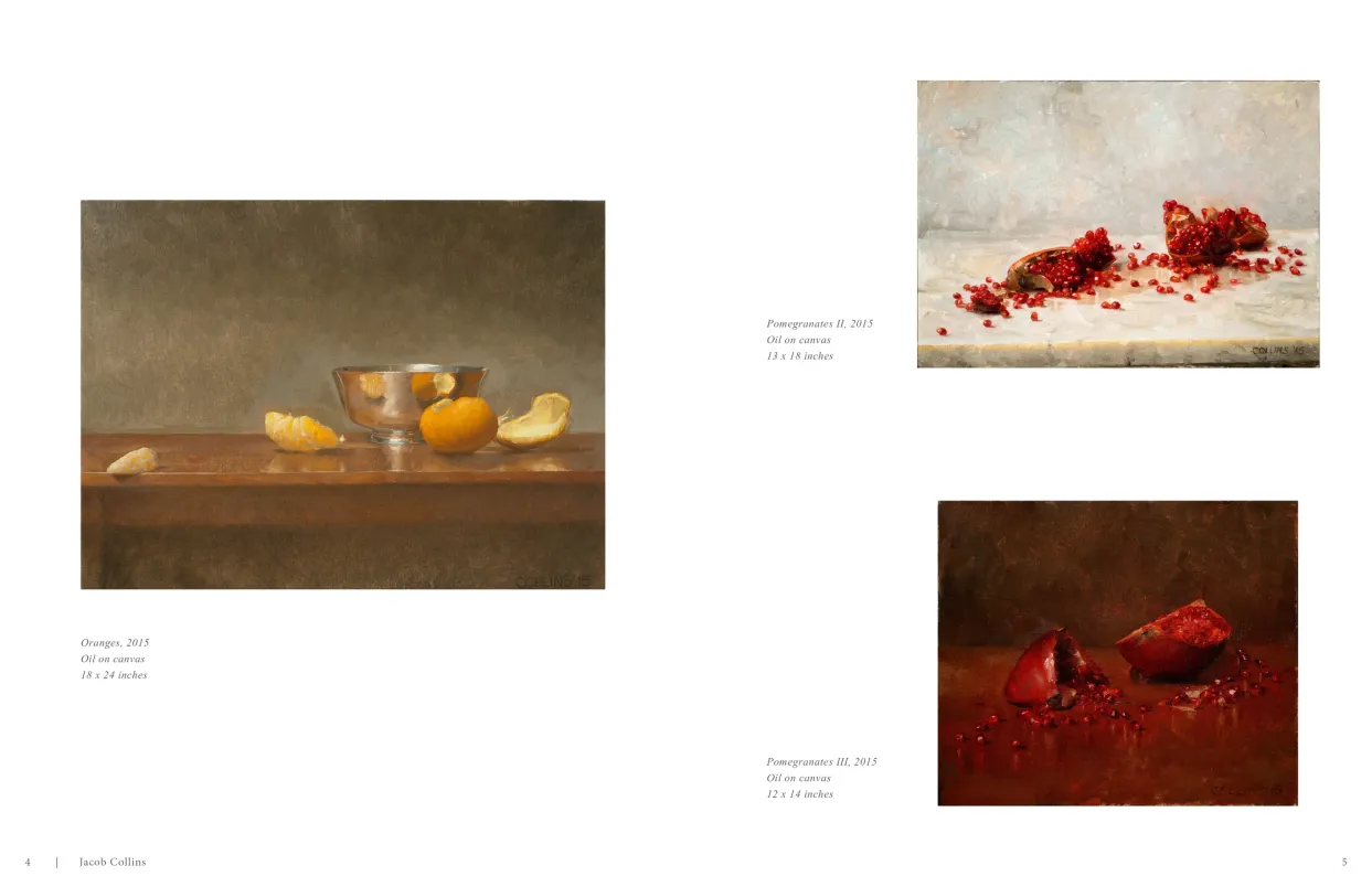 Jacob Collins 2015 exhibition catalogue, pages 4–5
