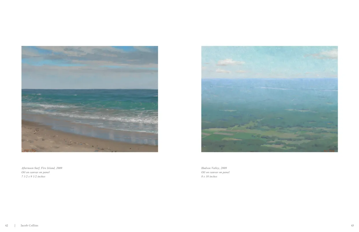 Jacob Collins 2015 exhibition catalogue, pages 42–43