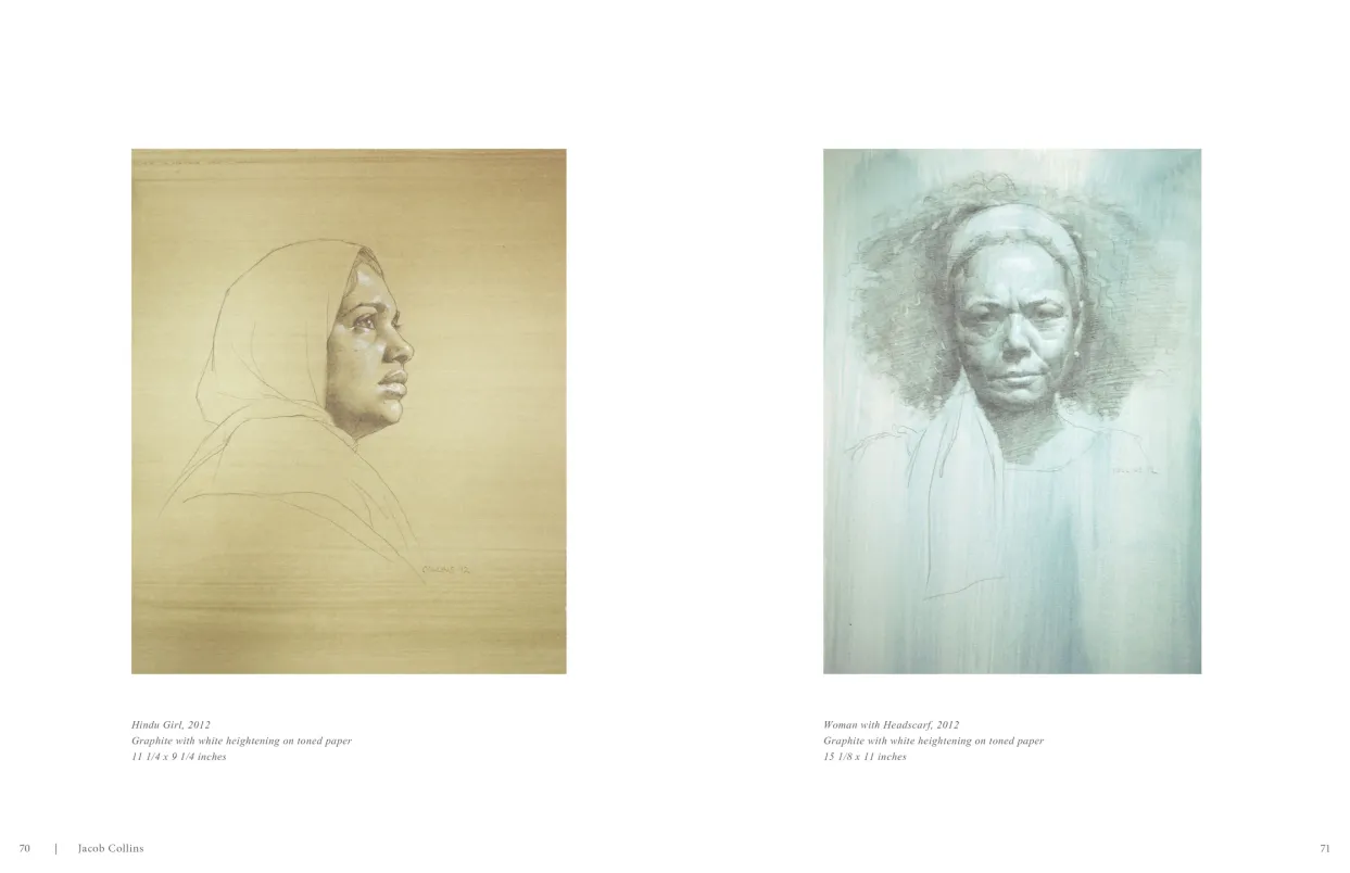 Jacob Collins 2015 exhibition catalogue, pages 70–71
