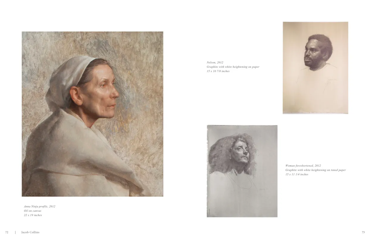 Jacob Collins 2015 exhibition catalogue, pages 72–73