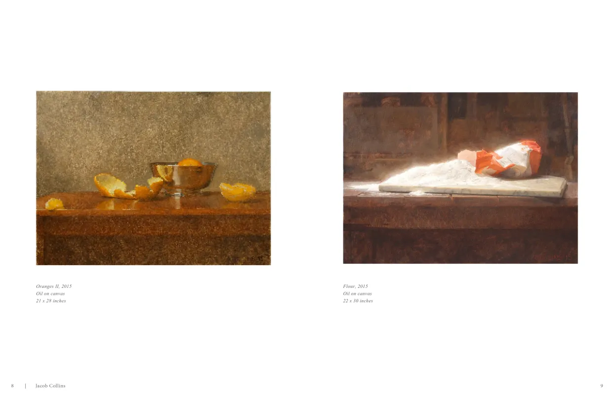 Jacob Collins 2015 exhibition catalogue, pages 8–9