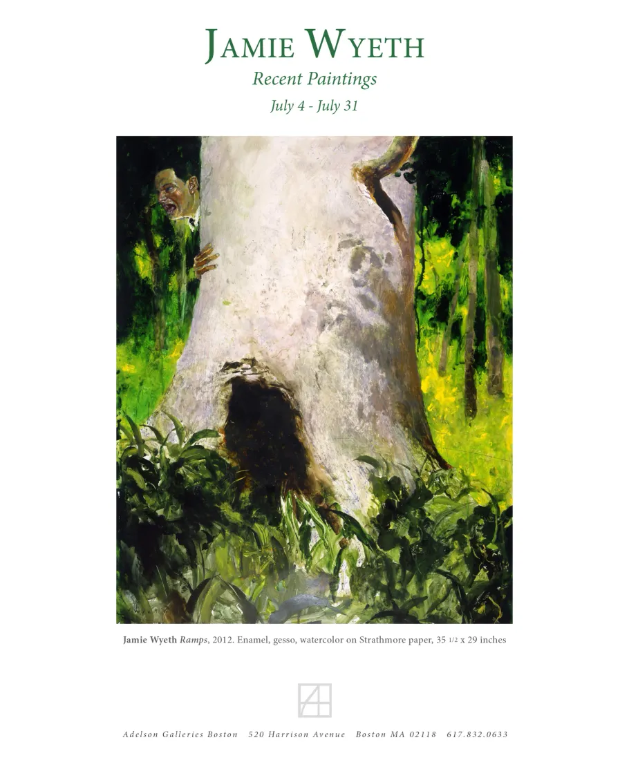 Full-page exhibition advertisement design