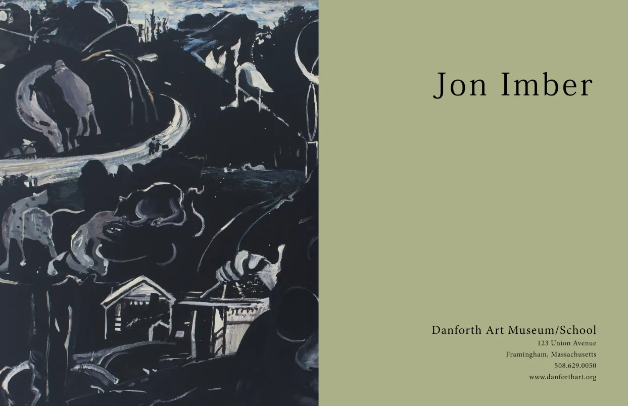 Jon Imber: Carry On exhibition catalogue, inside front cover spread