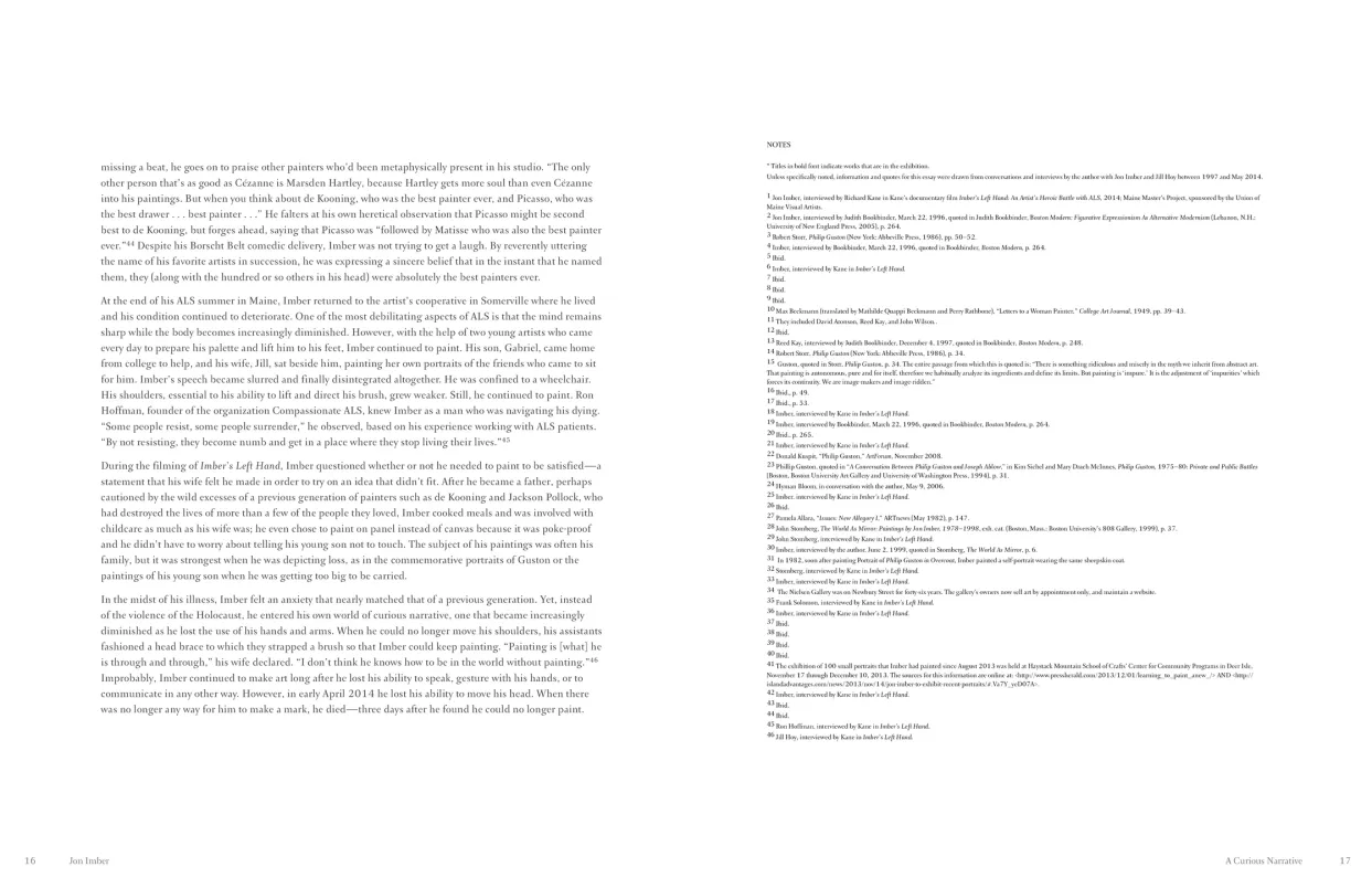 Jon Imber: Carry On exhibition catalogue, pages 16–17