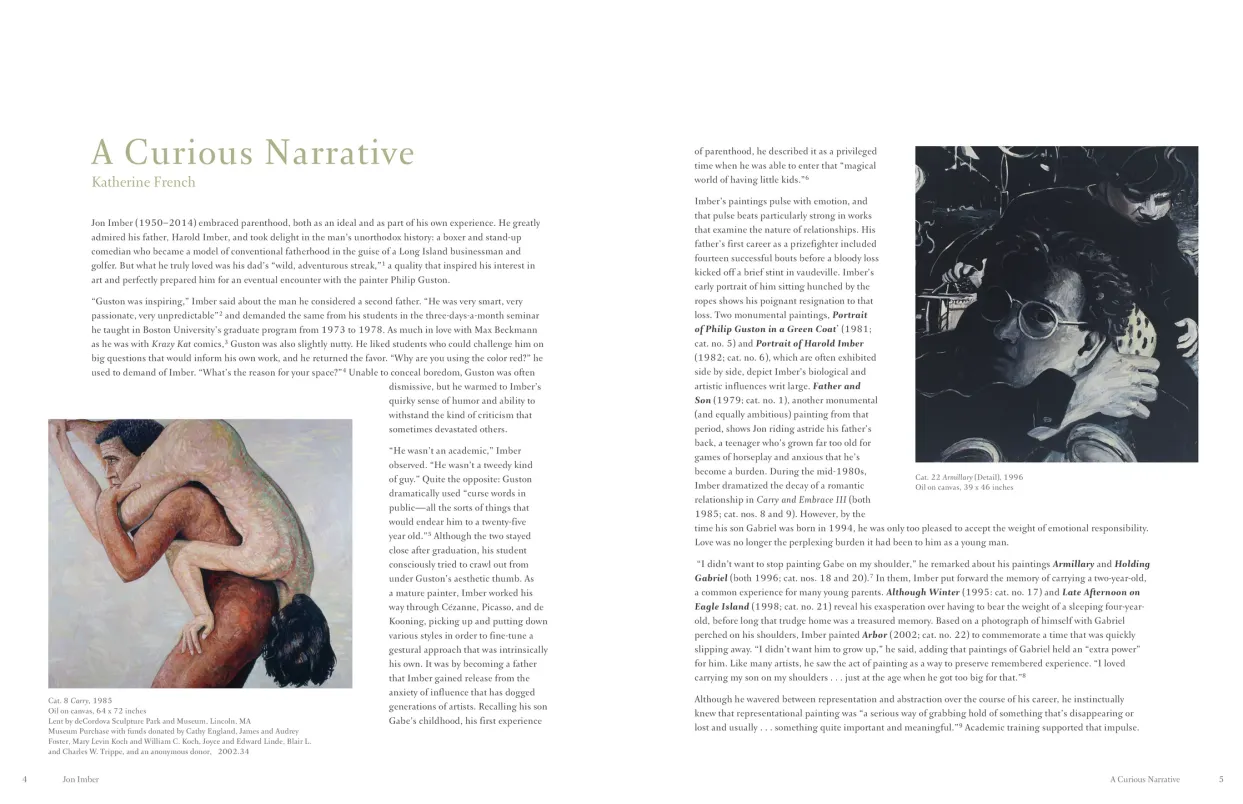Jon Imber: Carry On exhibition catalogue, pages 4–5