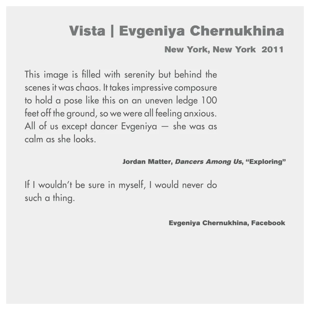 Photography Wall Label - Vista