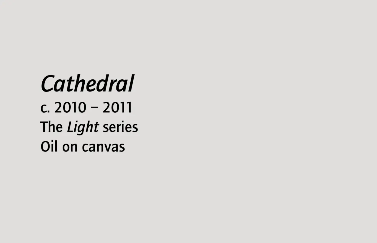 Wall label design - Cathedral
