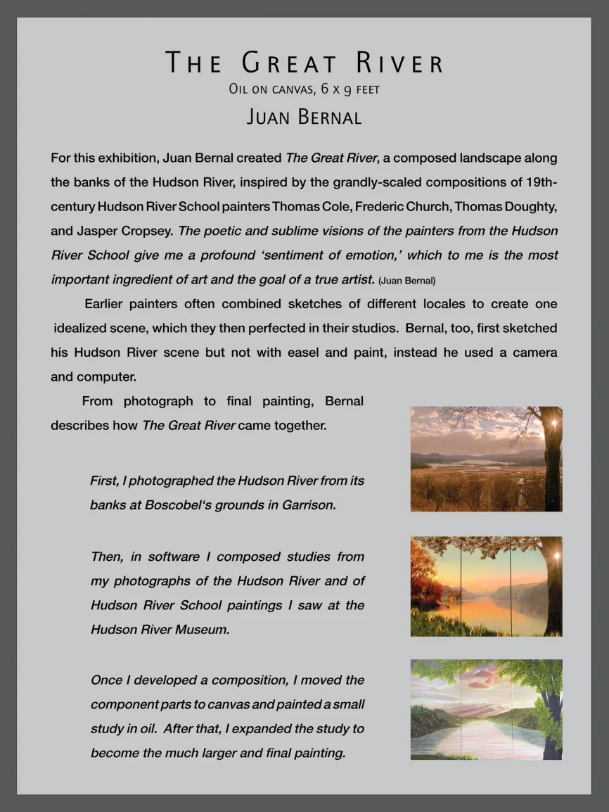 The Great River wall panel design