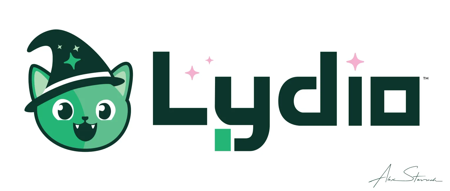 Lydio Horizontal Illustrated Logo