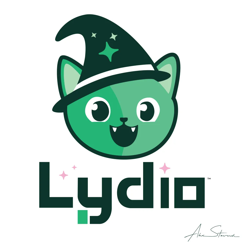 Lydio Square Illustrated Logo