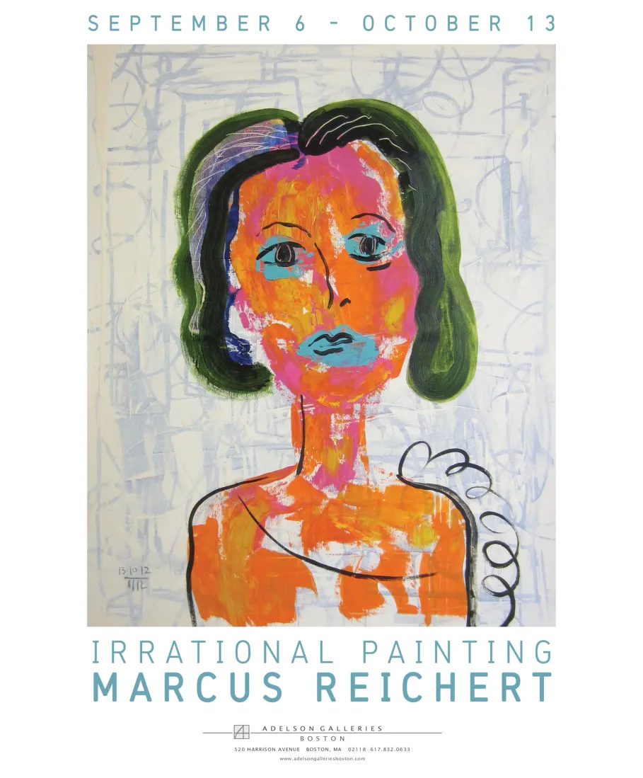 Full-page exhibition advertisement design