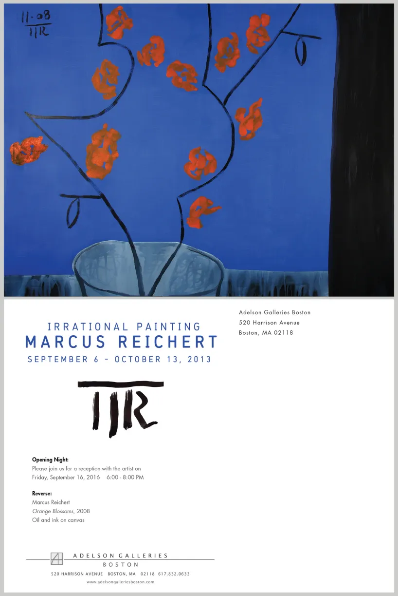 Printed exhibition postcard design