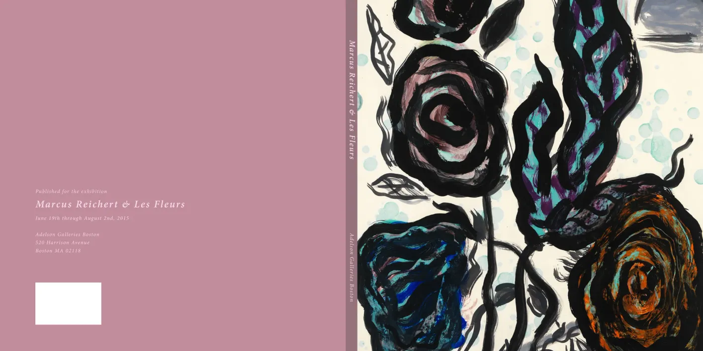 Exhibition catalogue cover spread