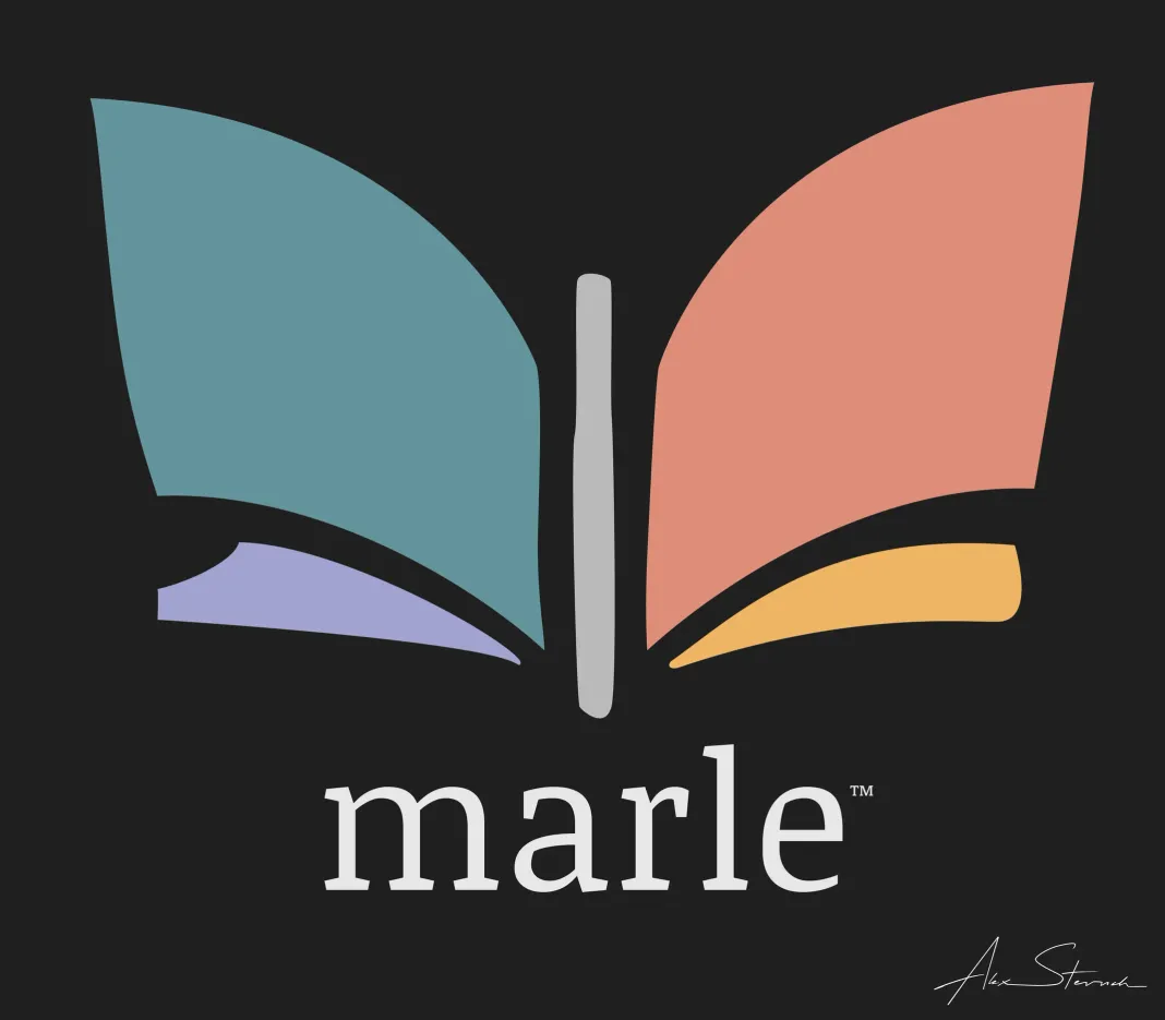 Marle Illustrated Square Logo for Dark Backgrounds