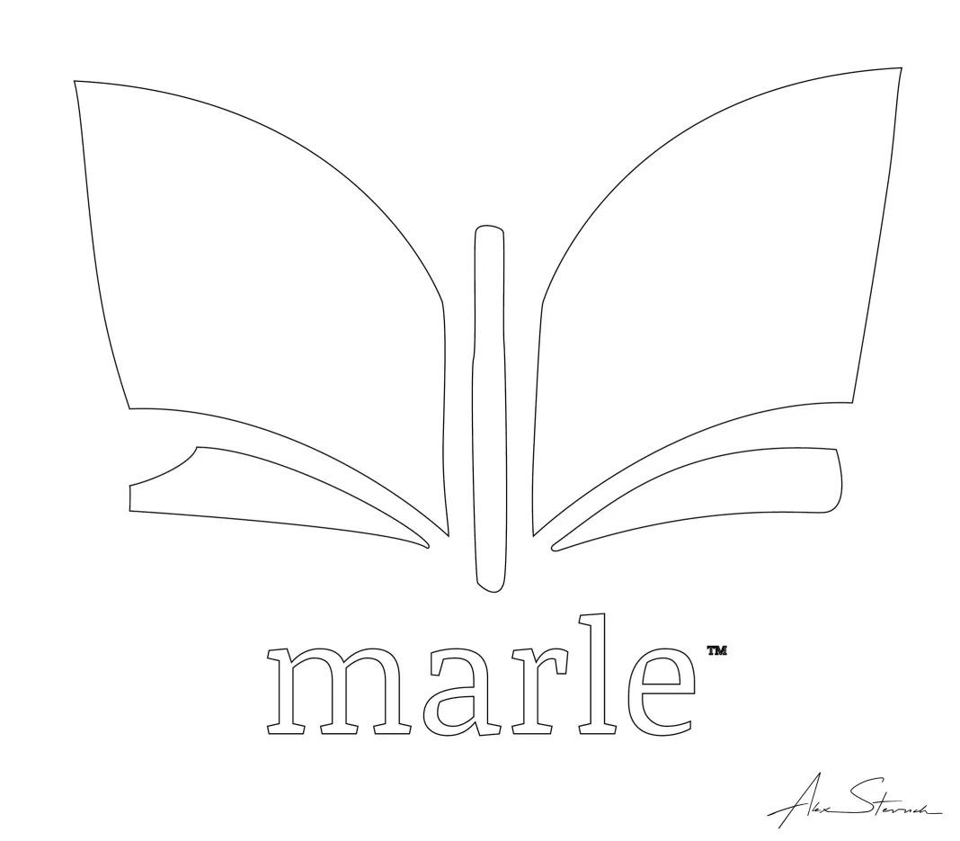 Marle Illustrated Square Logo vector-line for comparison