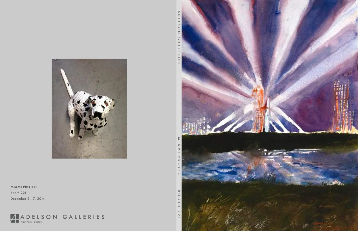 Exhibition catalogue cover spread featuring the artwork of Jamie Wyeth and Federico Uribe
