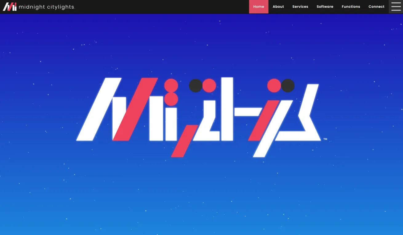 Midnight Citylights Web Home Page, c. 2018
