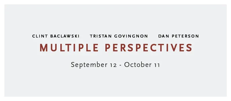 Exhibition title lettering