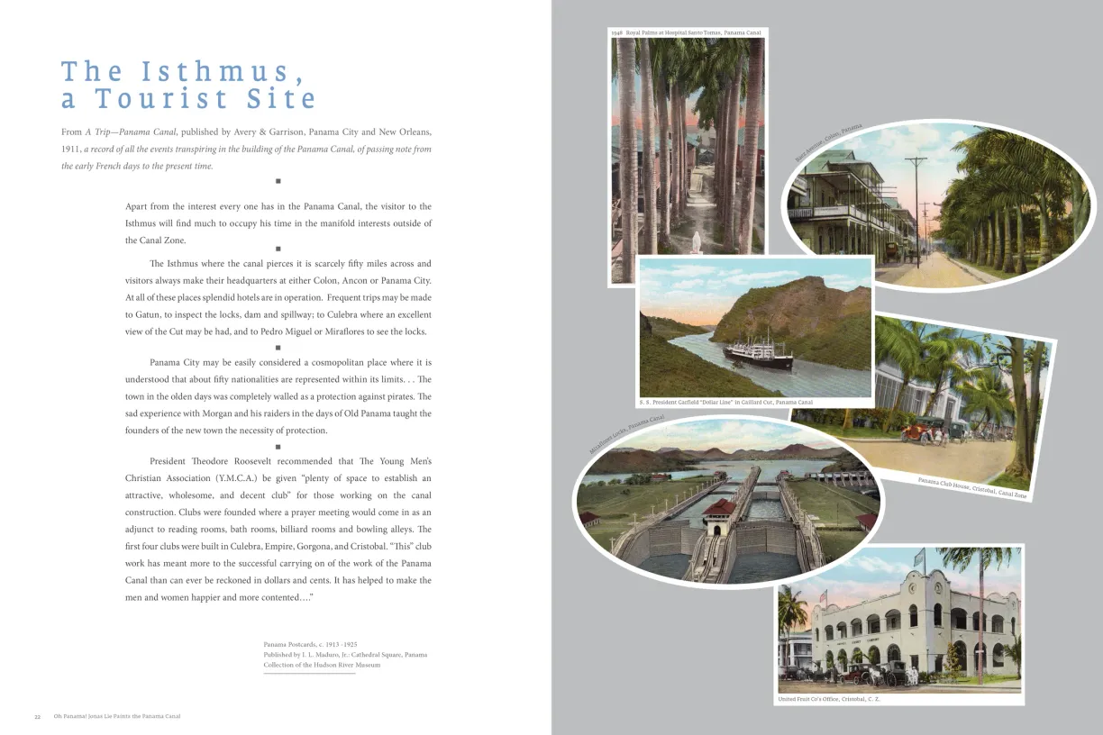 OH PANAMA! Jonas Lie Paints the Panama Canal exhibition catalogue, pages 22–23