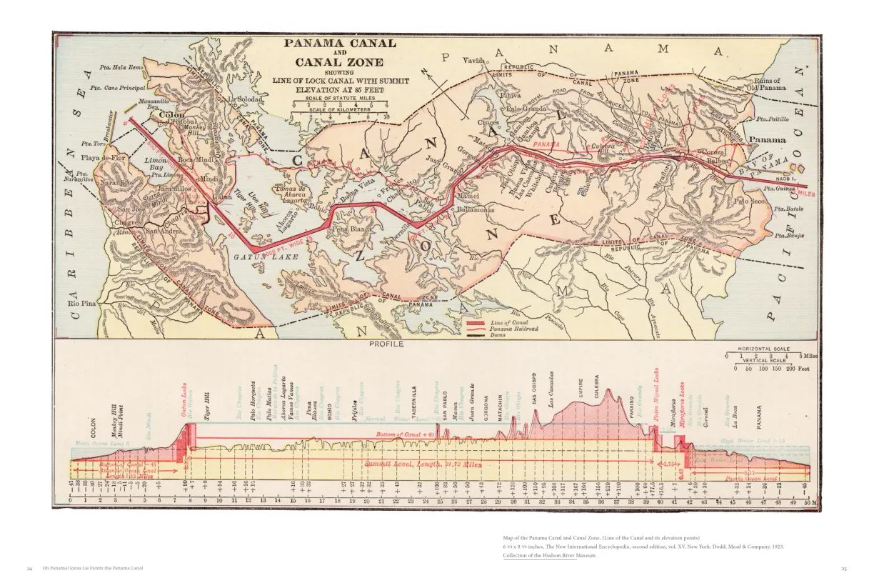 OH PANAMA! Jonas Lie Paints the Panama Canal exhibition catalogue, pages 24–25