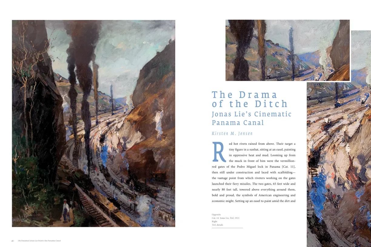 OH PANAMA! Jonas Lie Paints the Panama Canal exhibition catalogue, pages 26–27