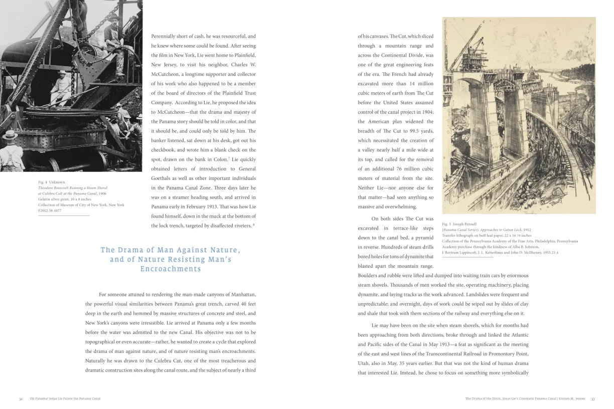 OH PANAMA! Jonas Lie Paints the Panama Canal exhibition catalogue, pages 32–33
