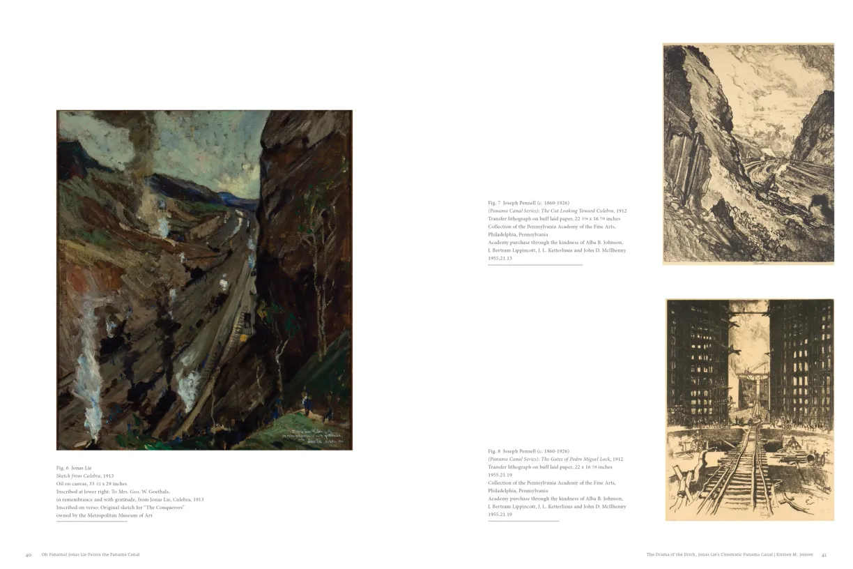 OH PANAMA! Jonas Lie Paints the Panama Canal exhibition catalogue, pages 40–41
