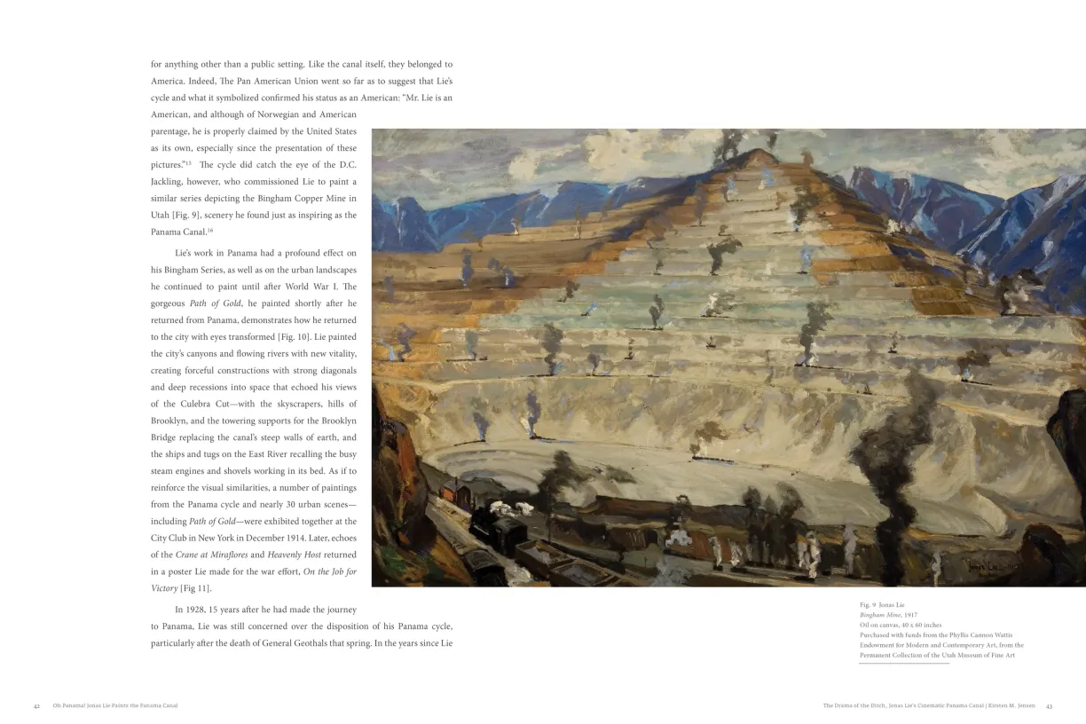 OH PANAMA! Jonas Lie Paints the Panama Canal exhibition catalogue, pages 42–43