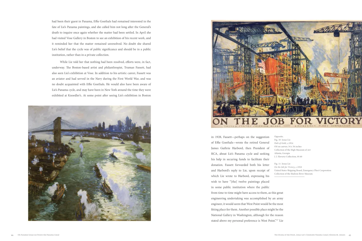 OH PANAMA! Jonas Lie Paints the Panama Canal exhibition catalogue, pages 44–45