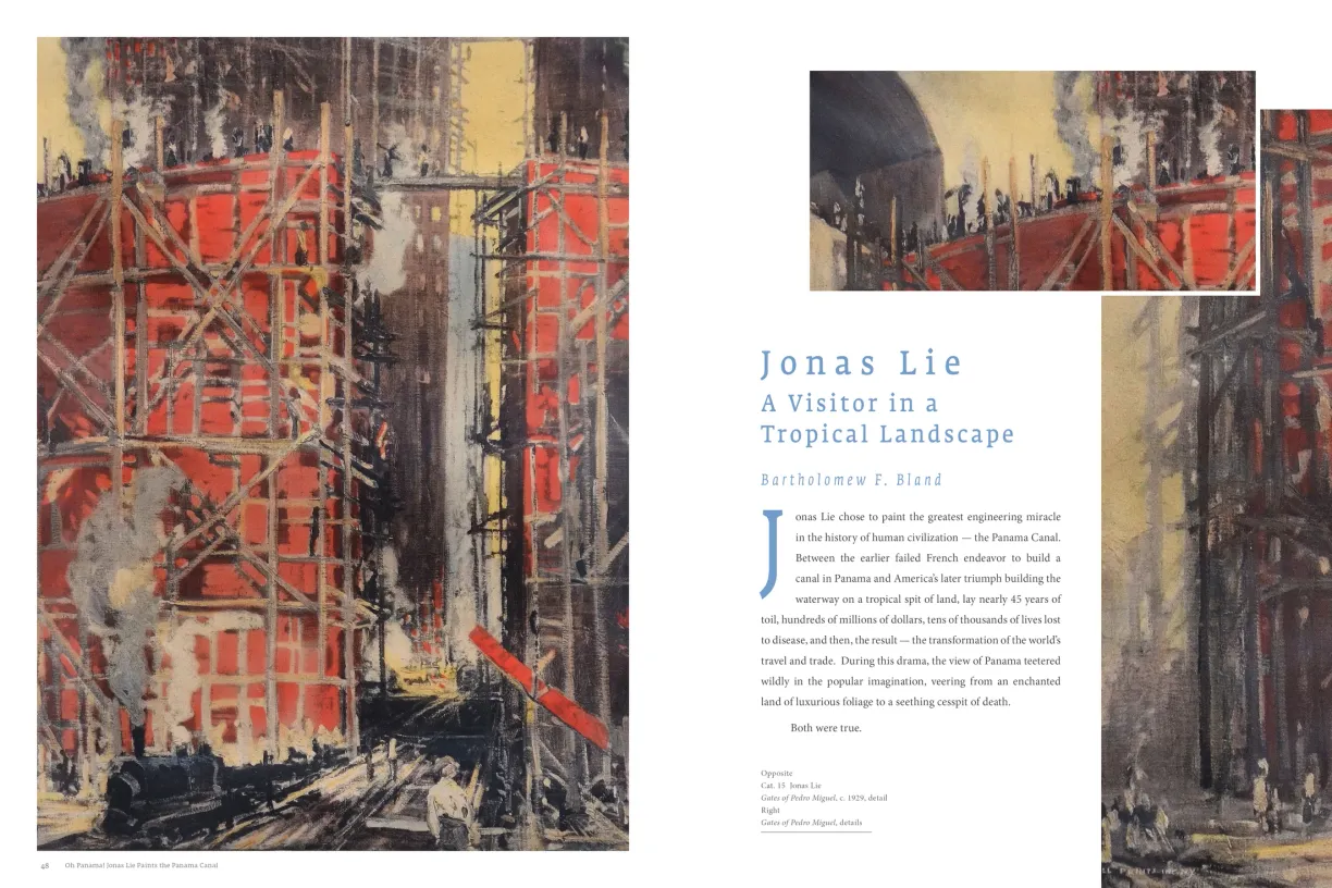 OH PANAMA! Jonas Lie Paints the Panama Canal exhibition catalogue, pages 48–49