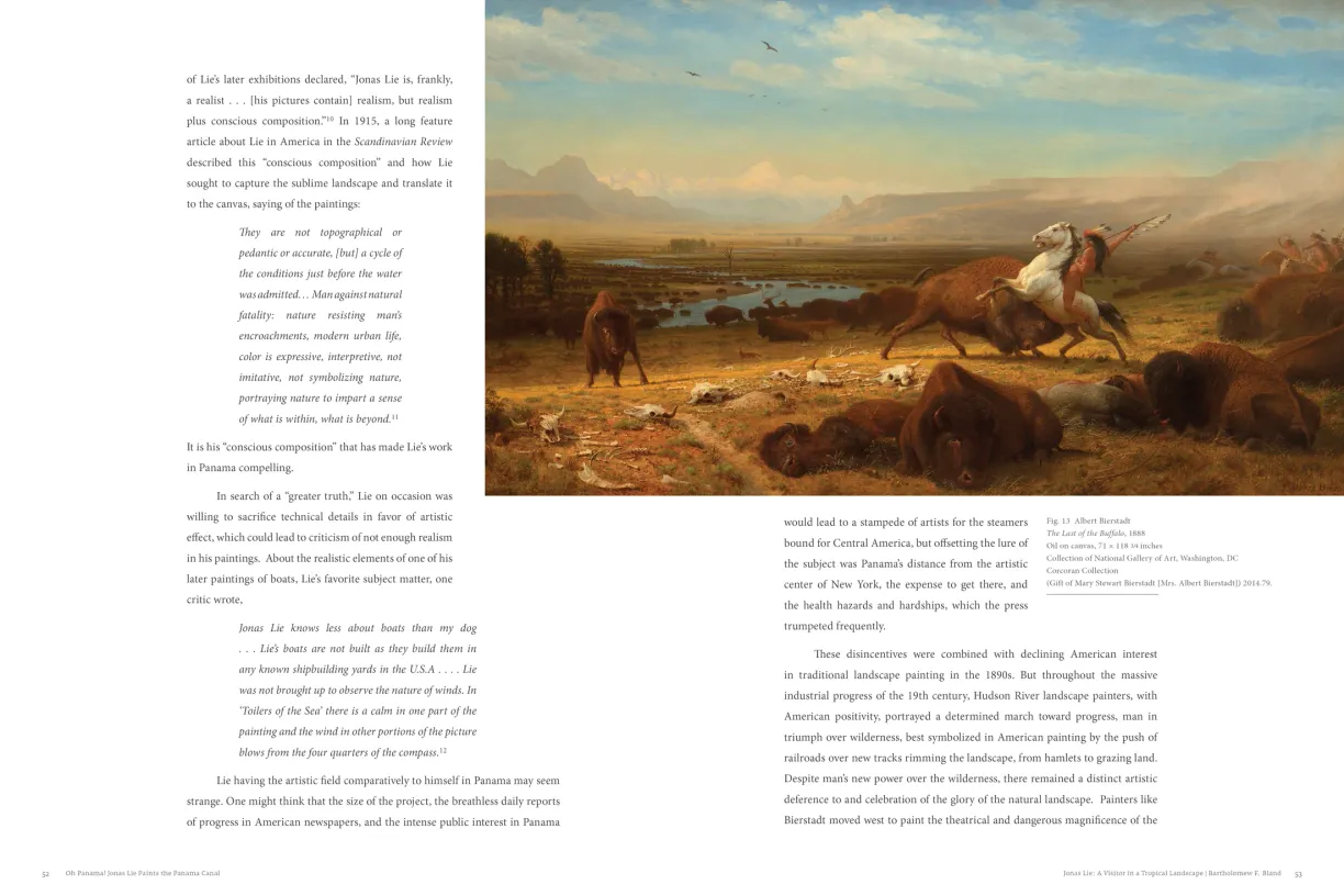 OH PANAMA! Jonas Lie Paints the Panama Canal exhibition catalogue, pages 52–53