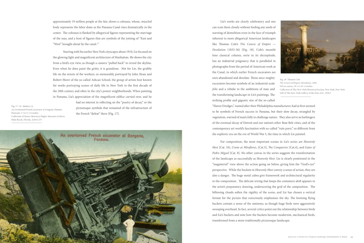 OH PANAMA! Jonas Lie Paints the Panama Canal exhibition catalogue, pages 58–59